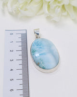 Larimar Silver Pendant | Ocean Calm & Divine Feminine Energy