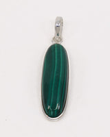 Malachite Sterling Silver Pendant – The Heart of Transformation | Protection & Change