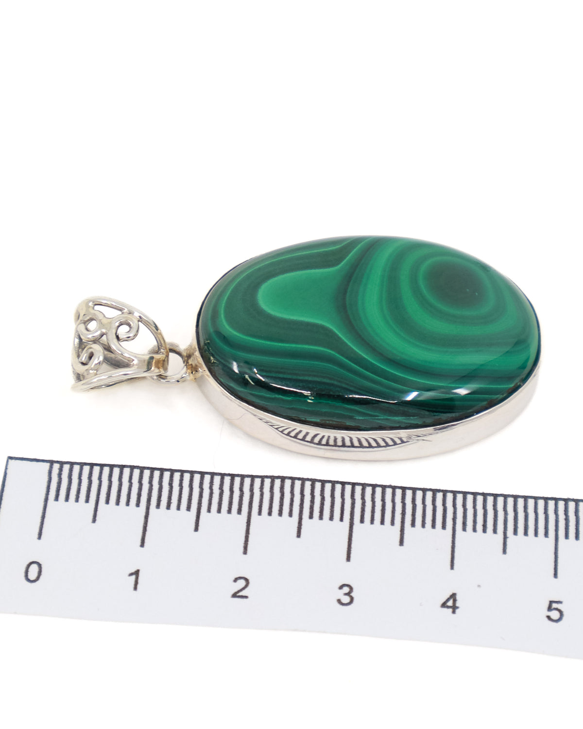 Malachite Sterling Silver Pendant – The Alchemist’s Portal | Transformation & Protection