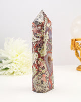 Money Agate Tower Australia | 568g | Wealth Activation Crystal