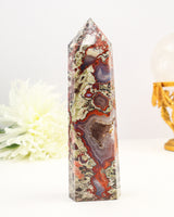 Money Agate Tower Australia | 568g | Wealth Activation Crystal