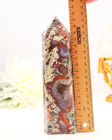 Money Agate Tower Australia | 568g | Wealth Activation Crystal