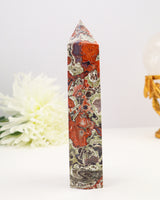 Money Agate Tower | 600g | Stability & Abundance Crystal