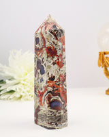 Money Agate Tower | 600g | Stability & Abundance Crystal