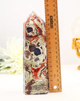 Money Agate Tower | 600g | Stability & Abundance Crystal