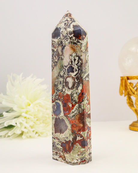 Money Agate Tower Australia | 721g | Abundance & Grounding