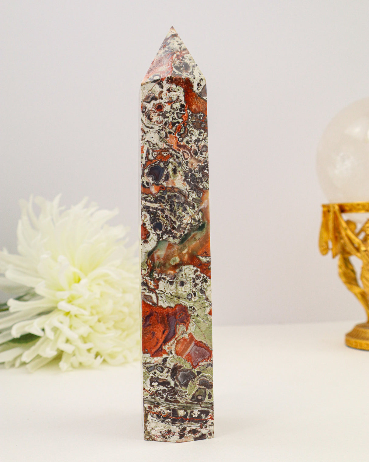 Money Agate Tower Australia | 721g | Abundance & Grounding