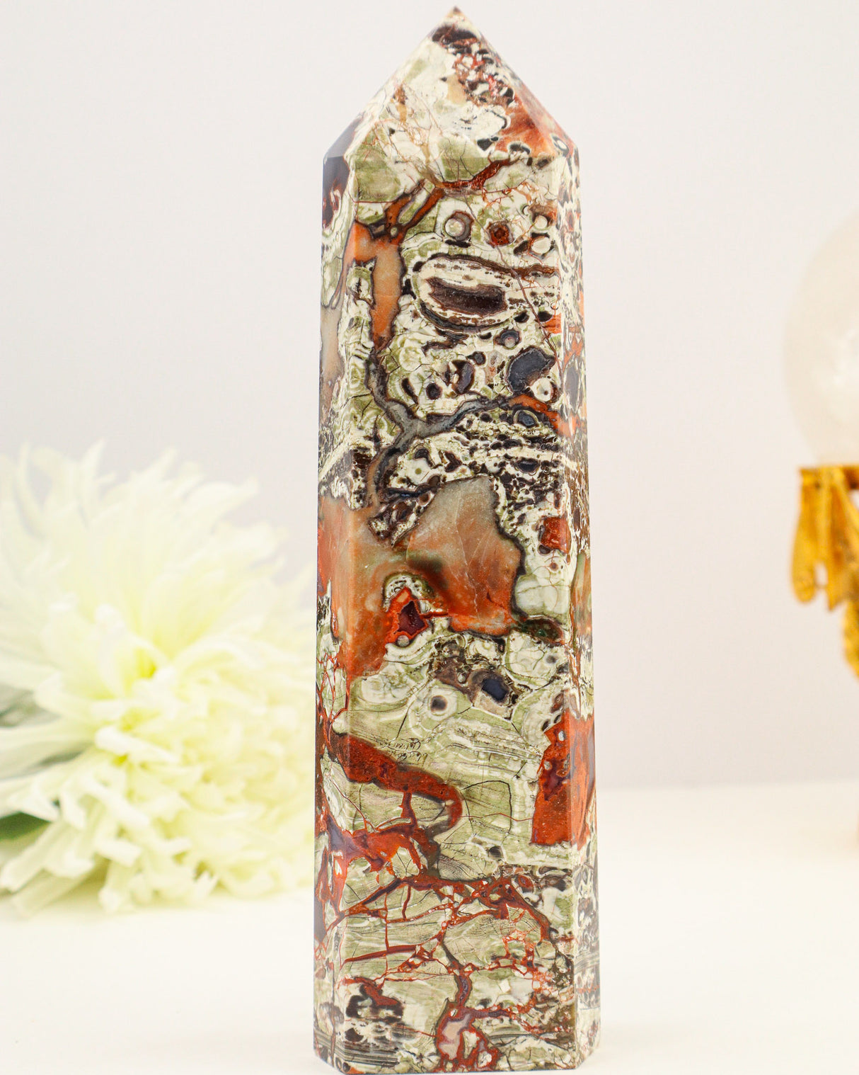 Money Agate Tower Australia | 721g | Abundance & Grounding