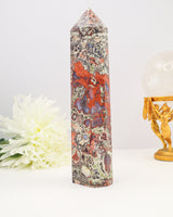 Money Agate Tower Australia | 798g | Abundance Crystal