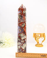 Money Agate Tower | 30cm | 954g | Abundance & Stability