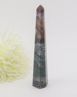 Moss Agate Tower 334g – The Enchanted Forest | Growth & Abundance