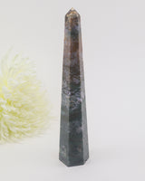 Moss Agate Tower 334g – The Enchanted Forest | Growth & Abundance