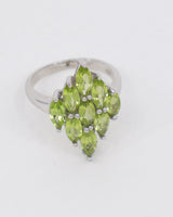 Peridot Sterling Silver Ring Size 7 – The Light Bringer | Abundance & Renewal