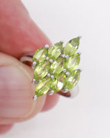 Peridot Sterling Silver Ring Size 7 – The Light Bringer | Abundance & Renewal