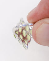 Peridot Sterling Silver Ring Size 7 – The Light Bringer | Abundance & Renewal