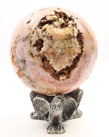 Pink Amethyst Sphere 2.421kg – The Heart Sanctuary | Love, Peace & Emotional Healing