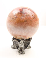 Pink Amethyst Sphere 2.421kg – The Heart Sanctuary | Love, Peace & Emotional Healing