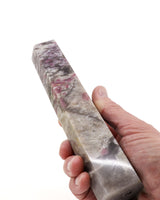Pink Tourmaline in Quartz Tower – The Heart Alchemist | 21cm, 687g