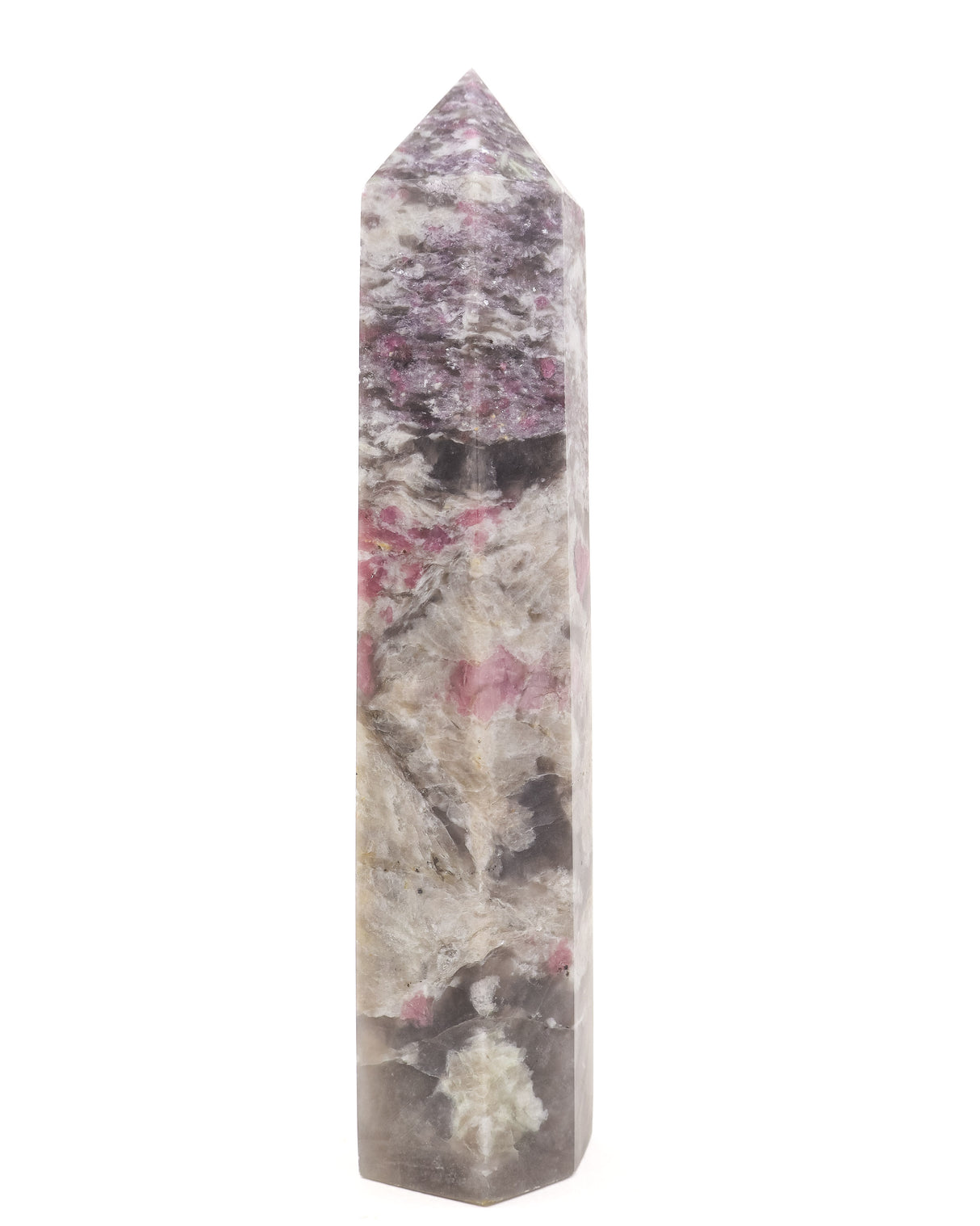 Pink Tourmaline in Quartz Tower – The Heart Alchemist | 21cm, 687g