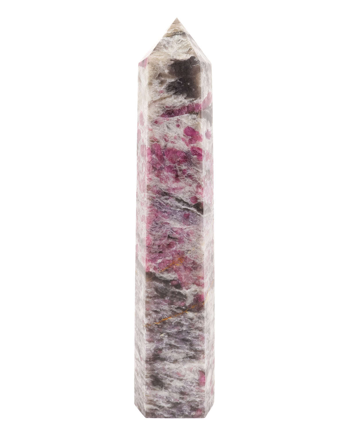 Large Pink Tourmaline in Quartz Tower – The Heart Alchemist | 22cm, 829g