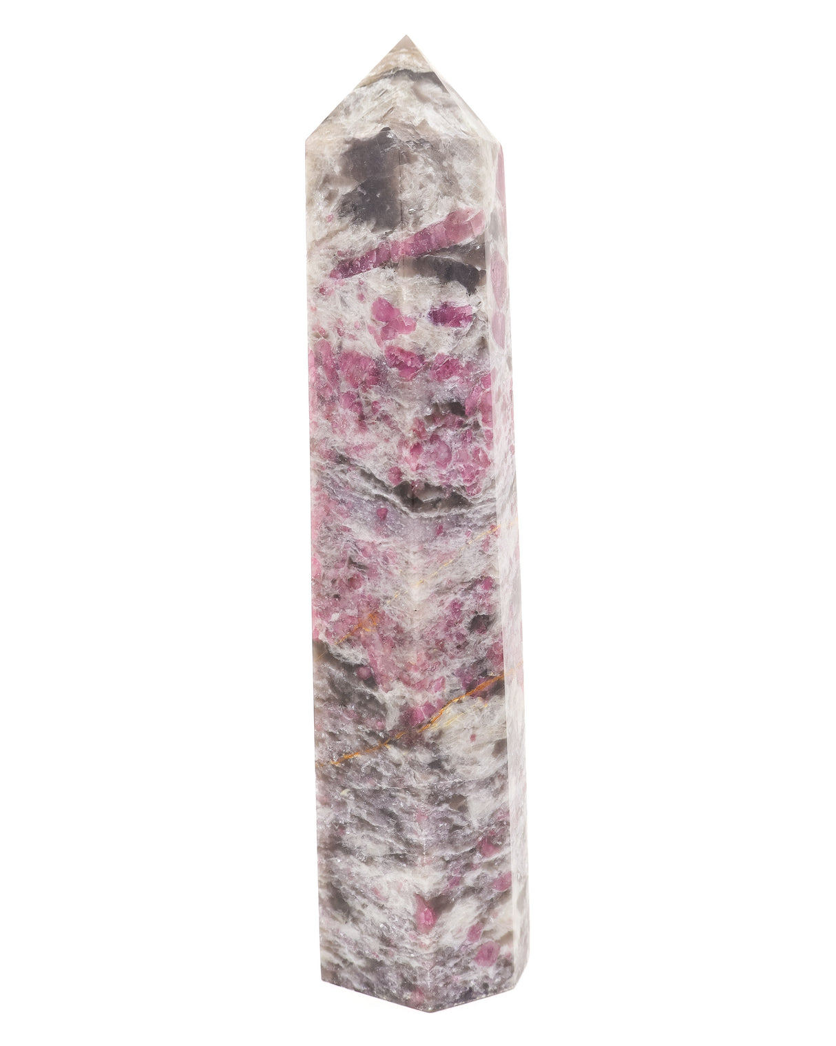 Large Pink Tourmaline in Quartz Tower – The Heart Alchemist | 22cm, 829g