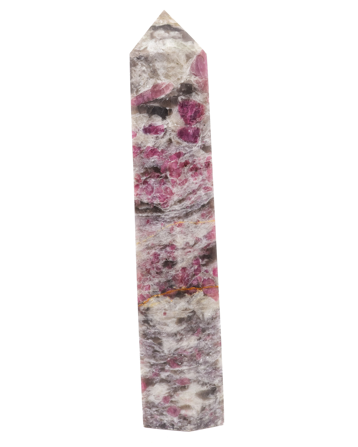 Large Pink Tourmaline in Quartz Tower – The Heart Alchemist | 22cm, 829g