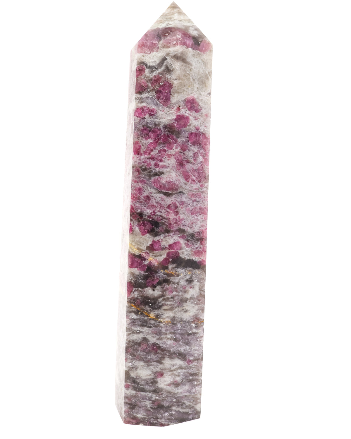 Large Pink Tourmaline in Quartz Tower – The Heart Alchemist | 22cm, 829g
