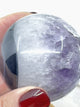 Banded Black Agate & Amethyst Sphere 325g (6cm) – Stone of Balance, Protection & Spiritual Harmony