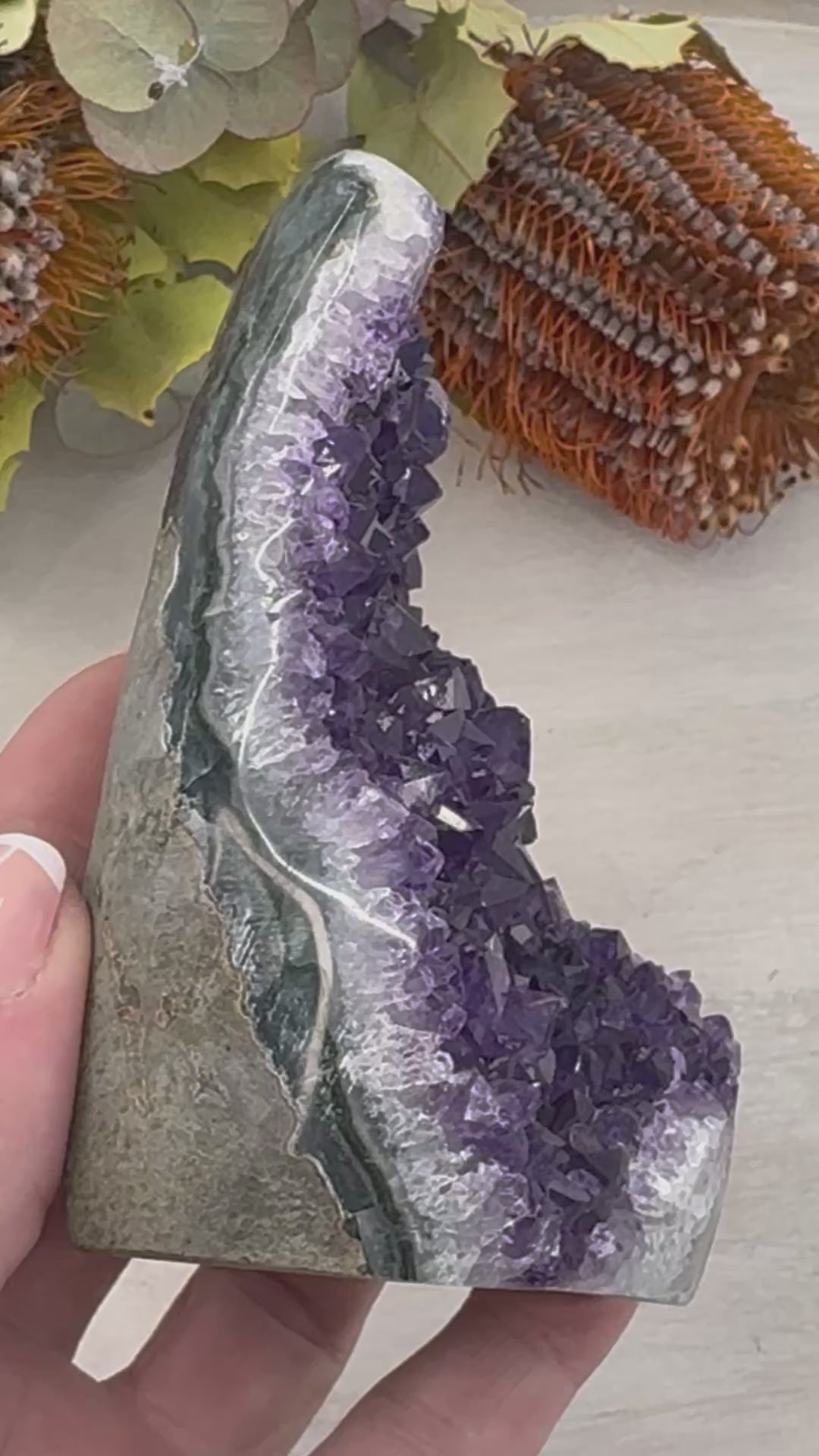 Amethyst Sparkly Cute Cluster | Healing Crystal of Peace & Protection | 450g