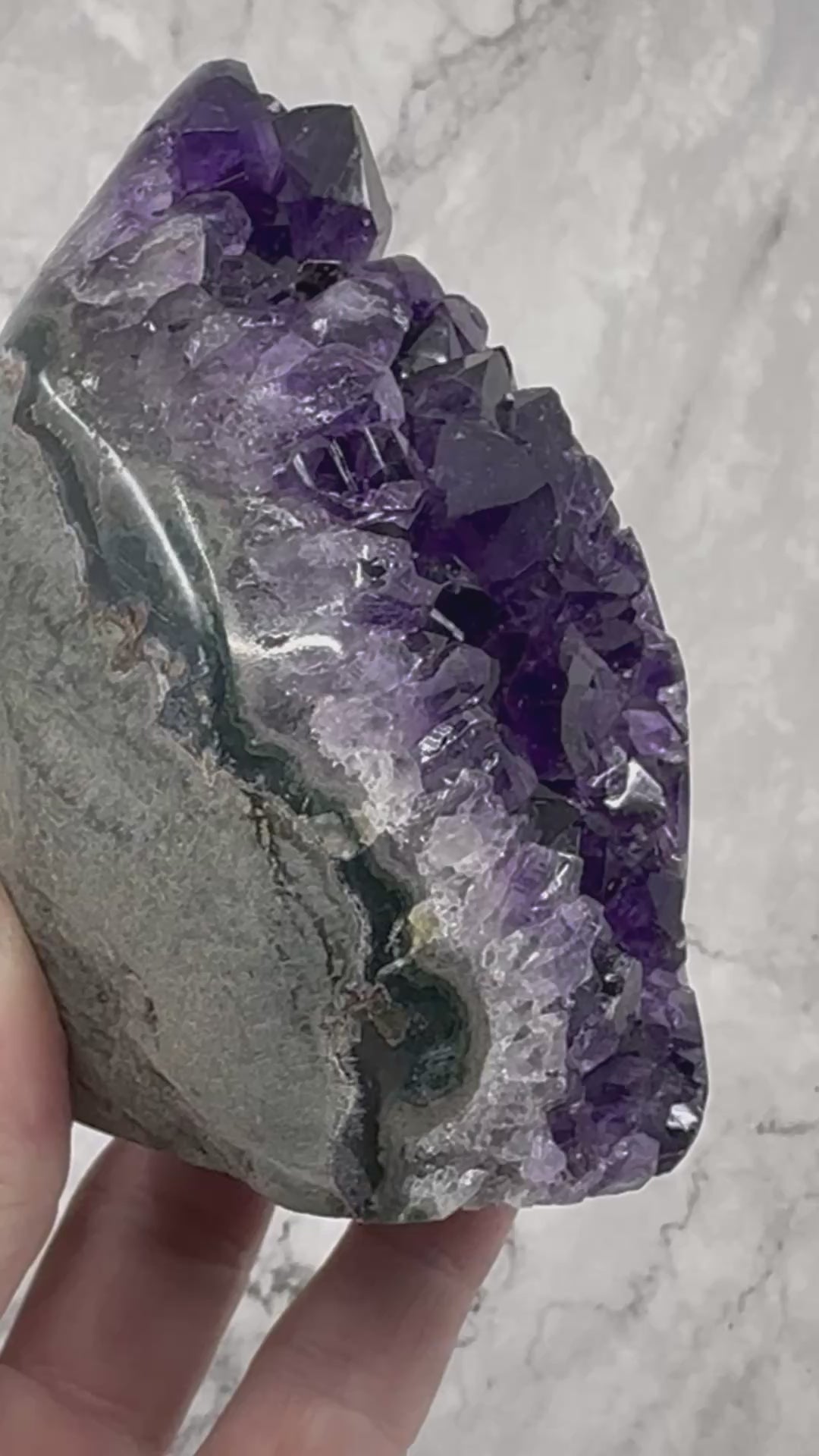 Amethyst Cluster 537g “I trust my intuition and allow it to guide me each day”