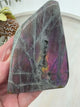 Labradorite Freeform – 236g with Purple, Pink & Yellow Flashes