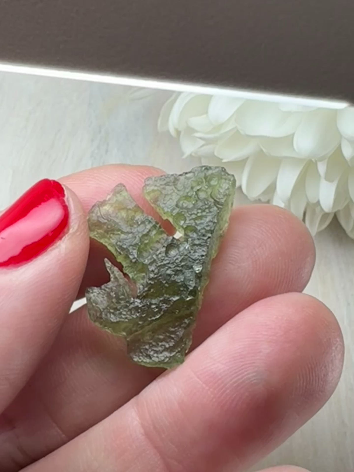 Moldavite Specimen #4 2.60g- Transformation & Protection