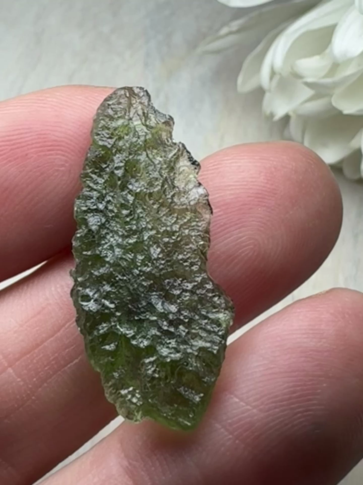 Moldavite Specimen #5 2.30g- Transformation & Protection