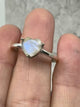 Rainbow Moonstone Ring Size 10 - “My mind is open to new possibilities and opportunities”.