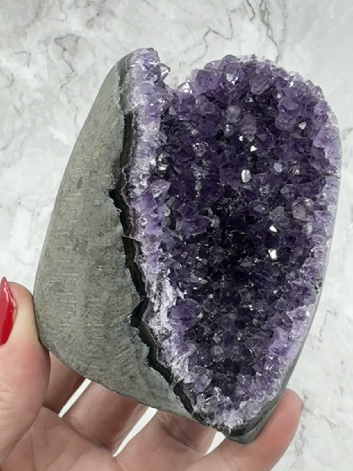 Amethyst Cluster 387g - “I trust my intuition and allow it to guide me each day”