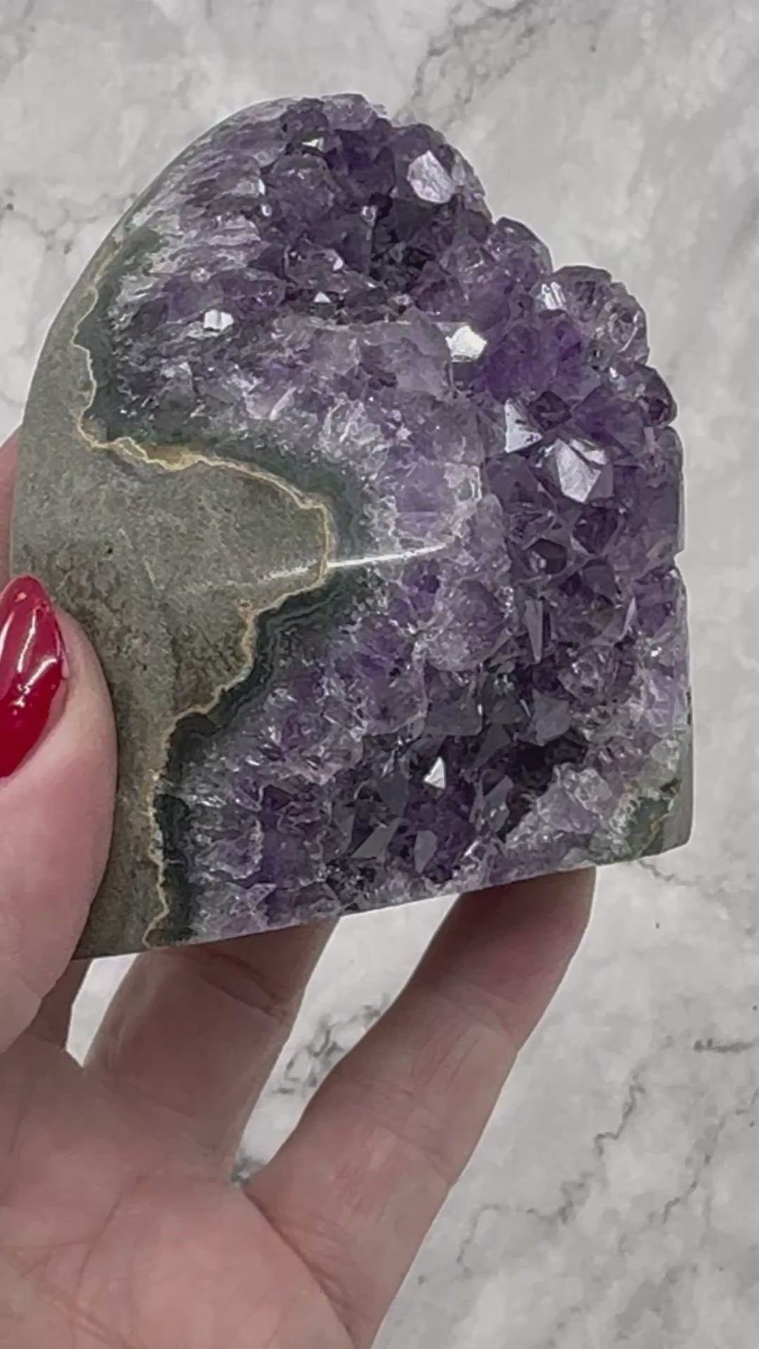 Amethyst Cluster 487g “I trust my intuition and allow it to guide me each day”