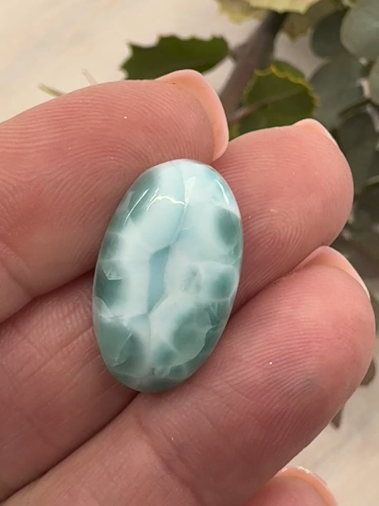 Larimar Cabochon | Ocean Blue Crystals for Jewellery & Craft