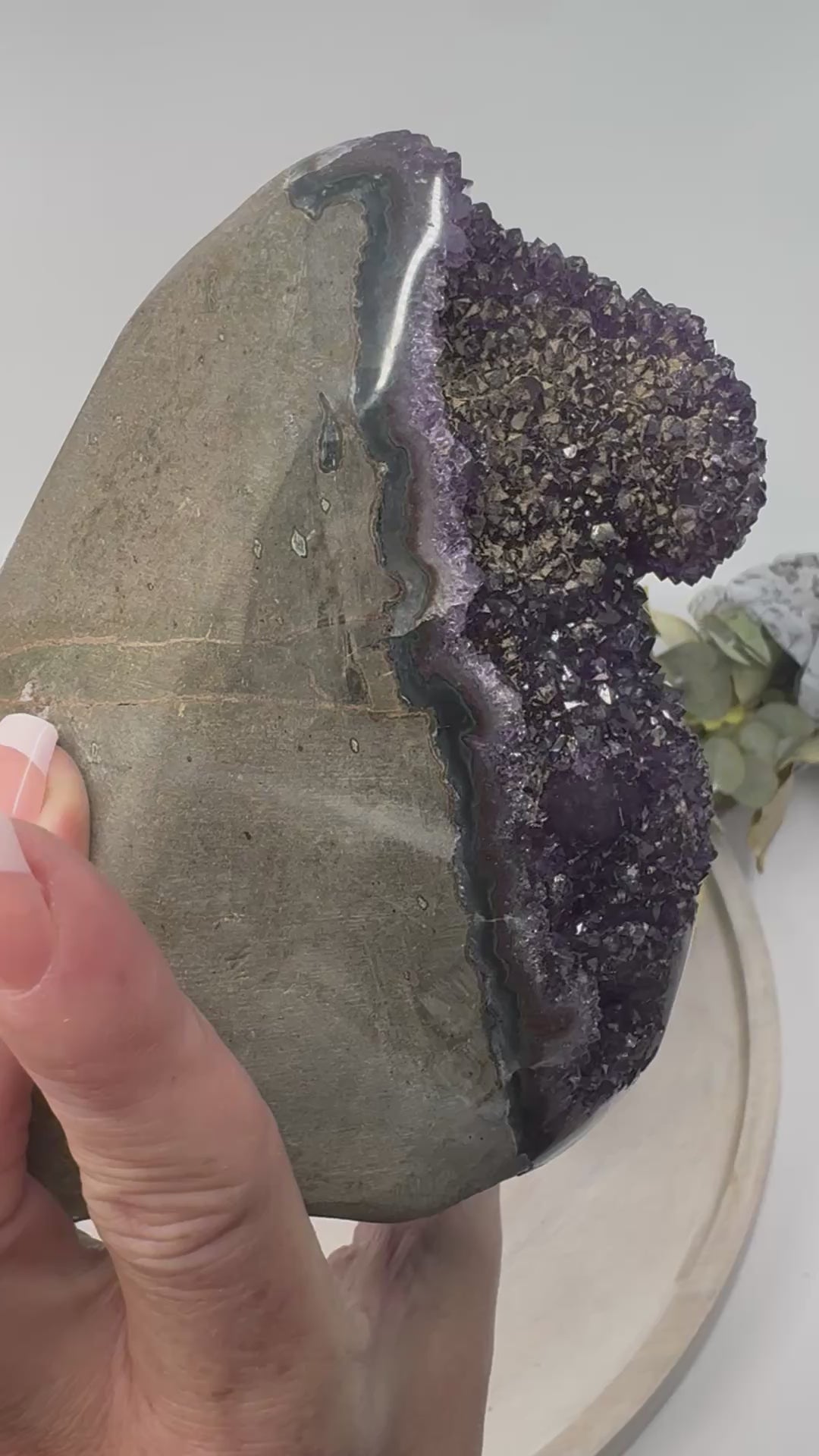 Amethyst Deep Purple Cluster | Healing Crystal of Peace & Protection | 1.333Kilo