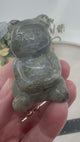 Labradorite Teddy Bear Carving –  Protection, Transformation and Magic