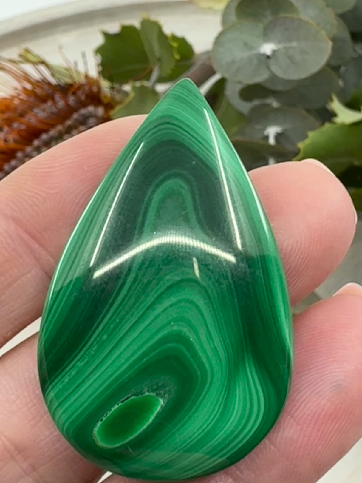 Malachite Cabochons | Jewellery Making & Transformation Crystal