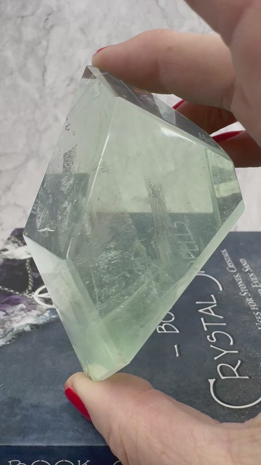 Green Fluorite Freeform 192g – Stone of Renewal, Focus and Heart Clarity