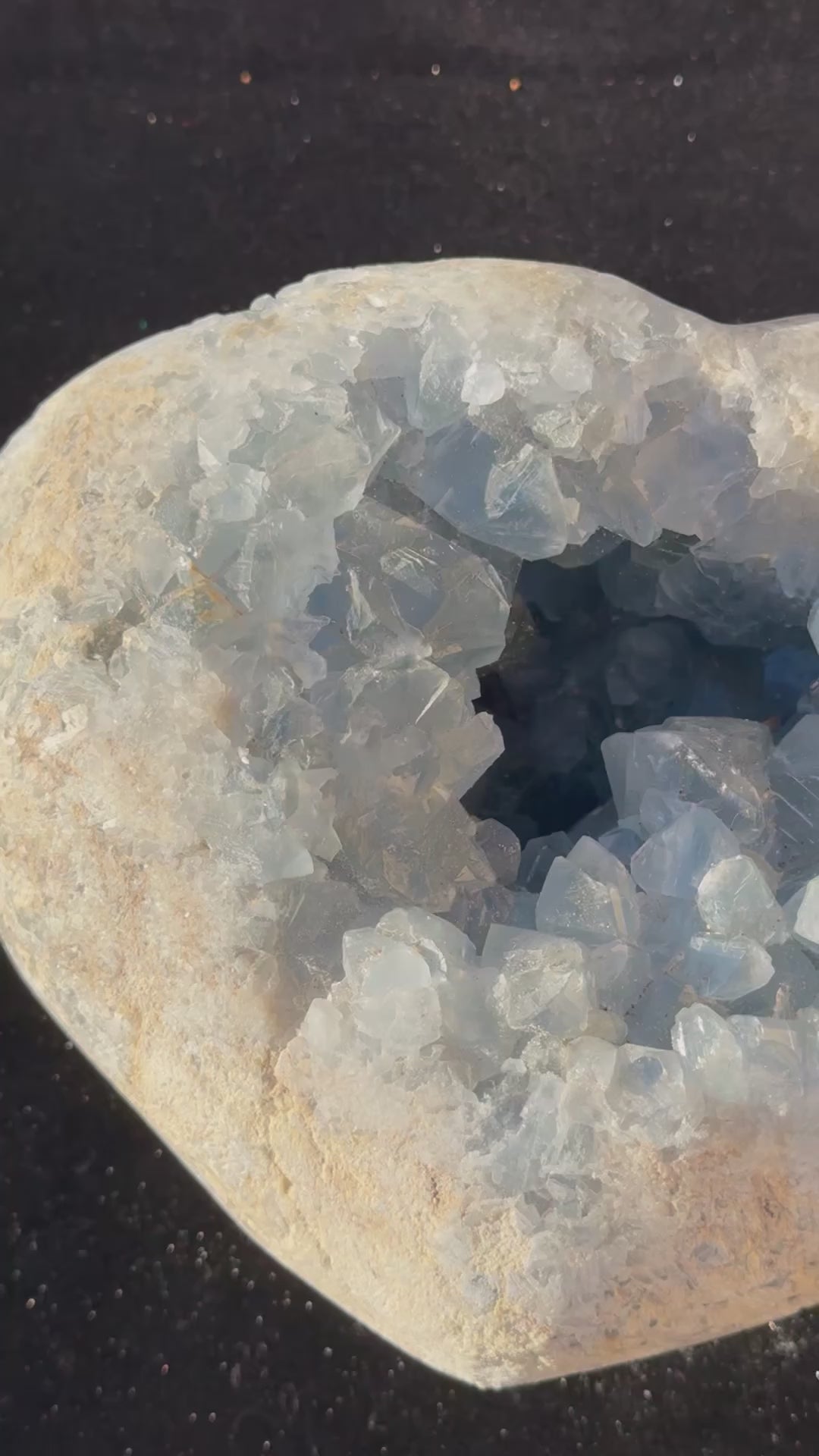 Celestite Heart 3.42kg– Vessel of Divine Peace and Love