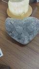 Celestite Heart 951g– Vessel of Divine Peace and Love