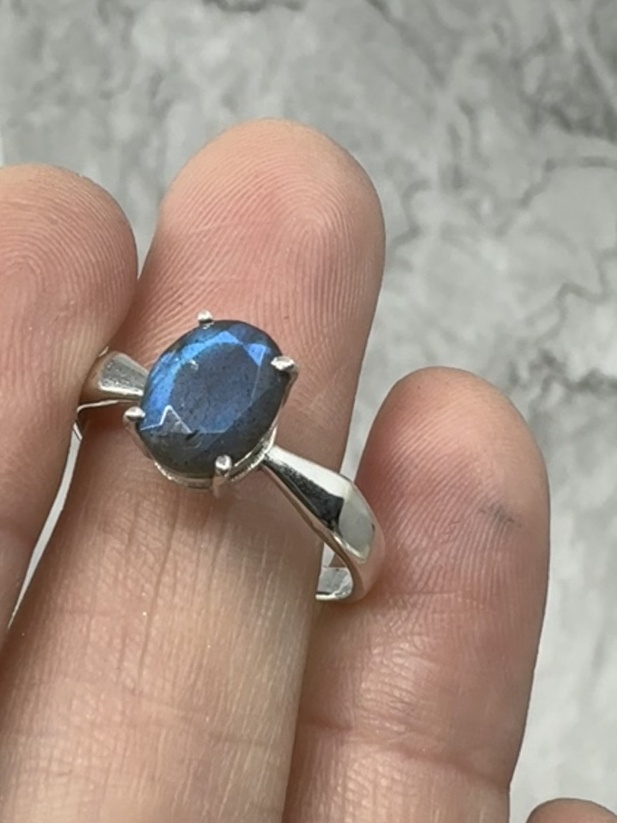 Labradorite Ring Size 10 - “I welcome change and transformation into my life.”