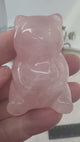 Rose Quartz Teddy Bear Carving - Love. Peace & Harmony