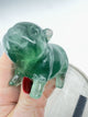 Green Fluorite Pig Carving 415g (5x9.5cm) – Stone of Renewal, Clarity & Abundance