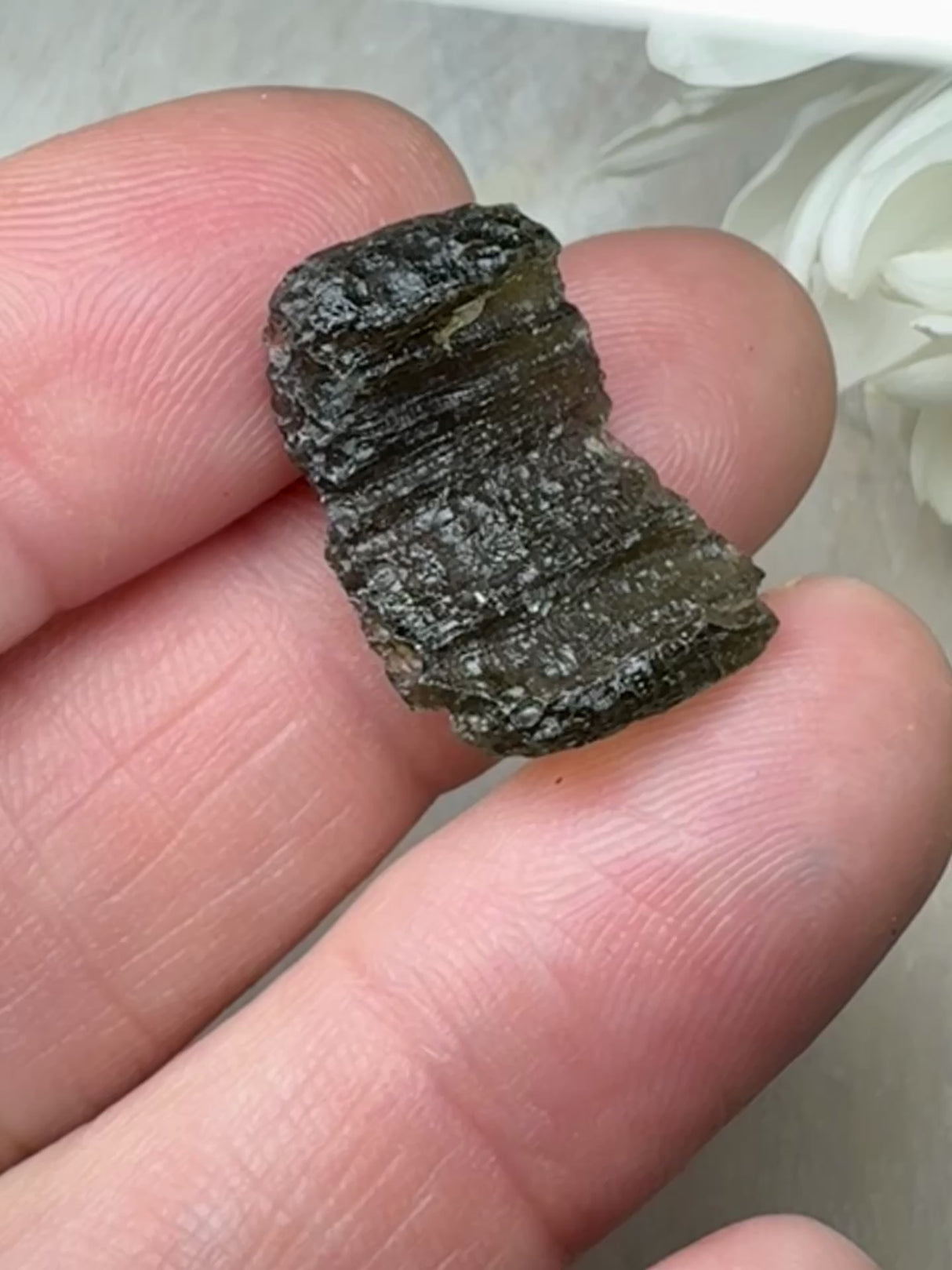 Moldavite Specimen #7 2.38g- Transformation & Protection