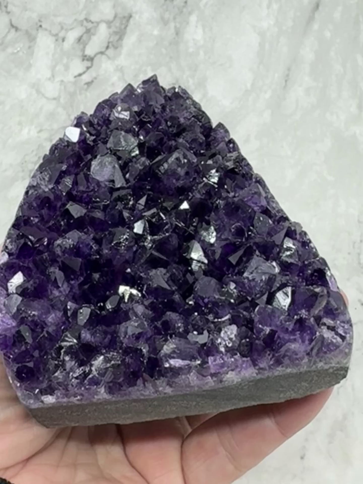 Amethyst Cluster 573g “I trust my intuition and allow it to guide me each day”
