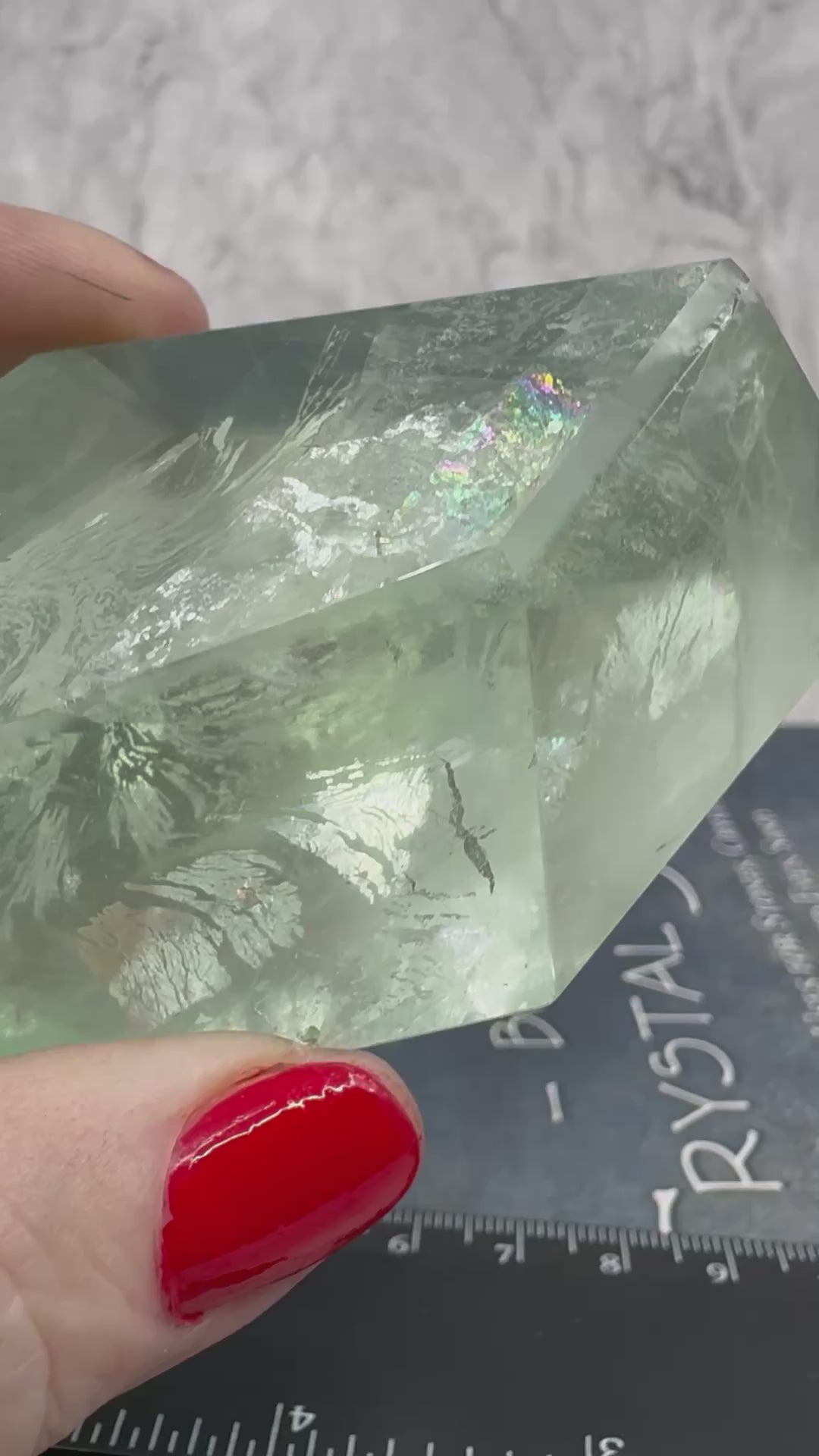 Green Fluorite Freeform 192g – Stone of Renewal, Focus and Heart Clarity