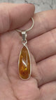 Citrine Silver Pendant & Silver Chain - “I am successful in all areas of life”.